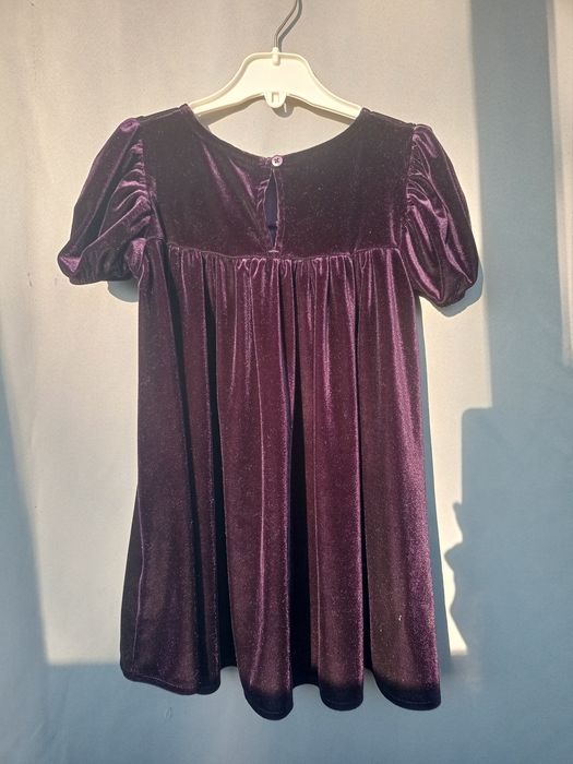 Велюрова сукня для дівчинки Next святкова сукня платье для девочки