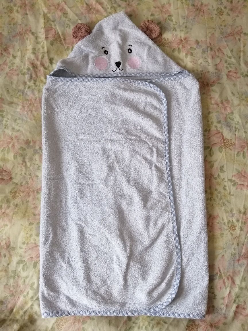 Махровое полотенце пончо накидка