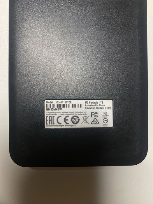 Внешний накопитель, жесткий диск 1Tb