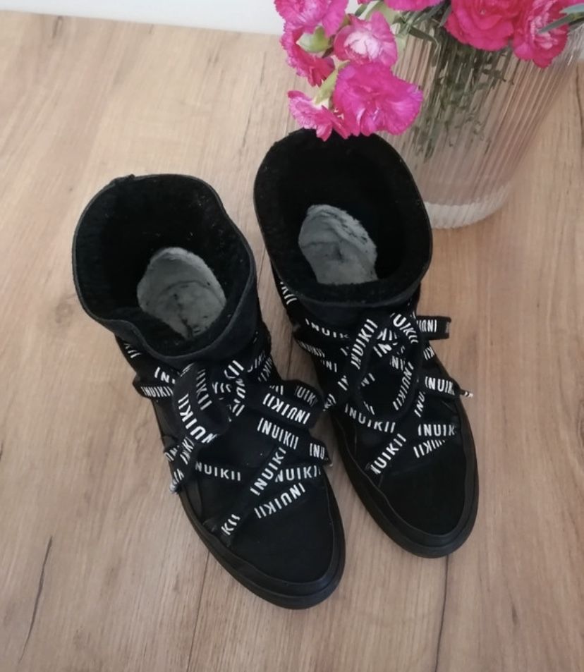 Inuikii 38 śniegowce buty zimowe botki ocieplane viral