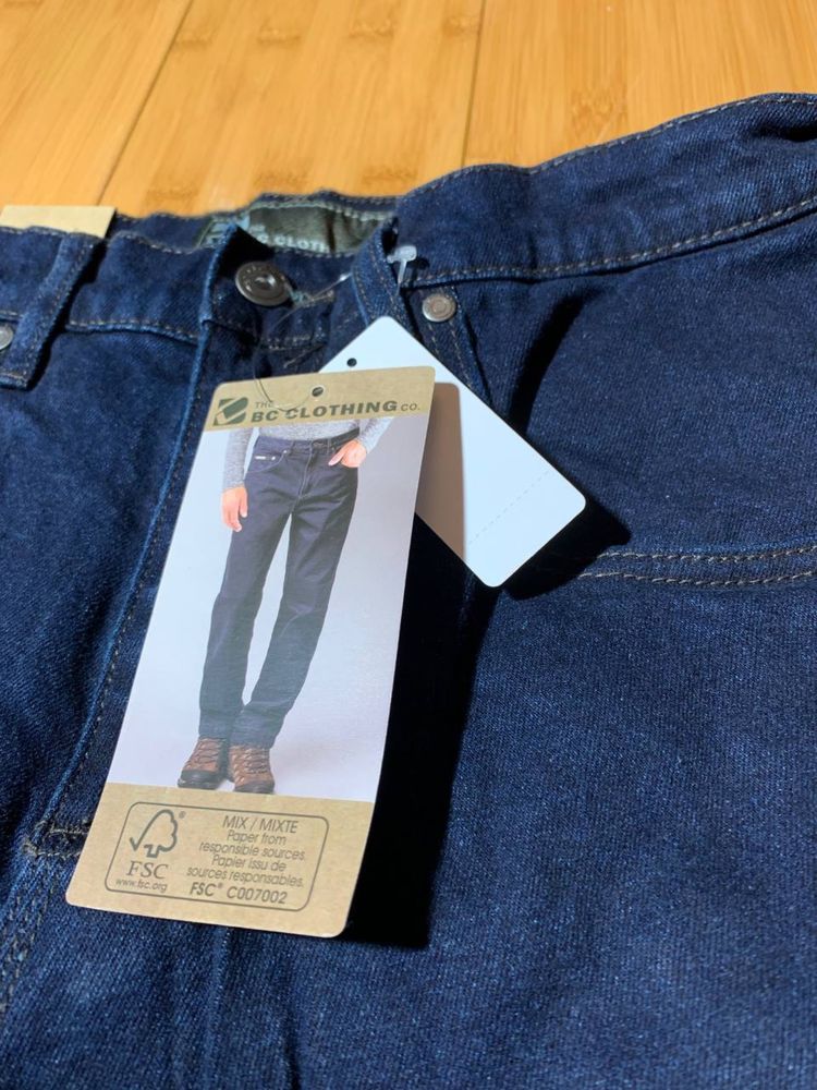 Jeans bc clothing casual утеплені флісові джинси зимові штани