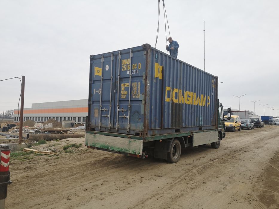 Доставка контейнера/вагончика