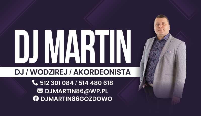 Dj Martin/Wodzirej/Akordeonista