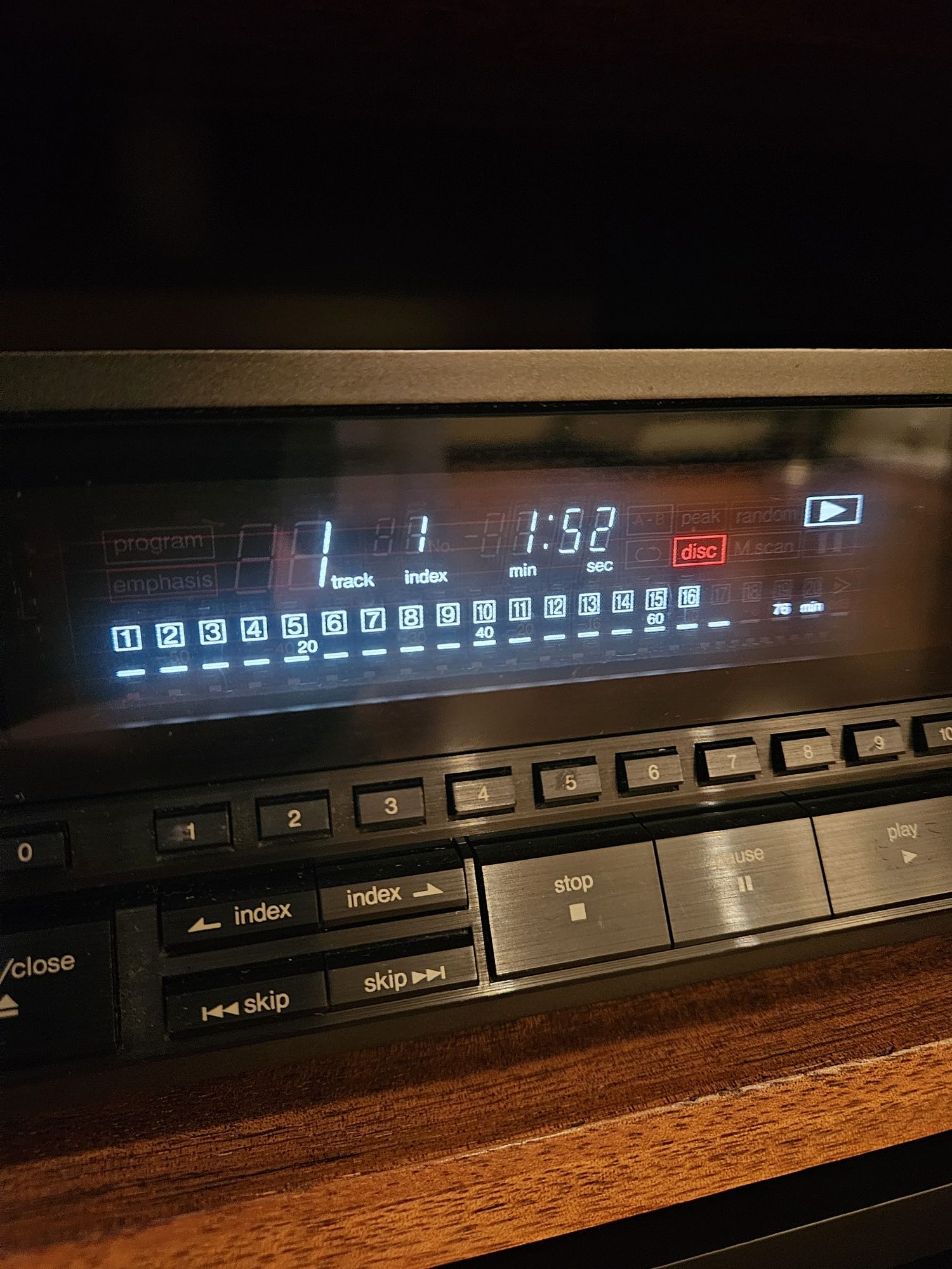 Technics sl-p550 pilot pudełko Odtwarzacz CD