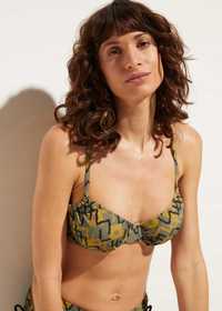 B.P.C biustonosz bikini z fiszbinami we wzory r.80C