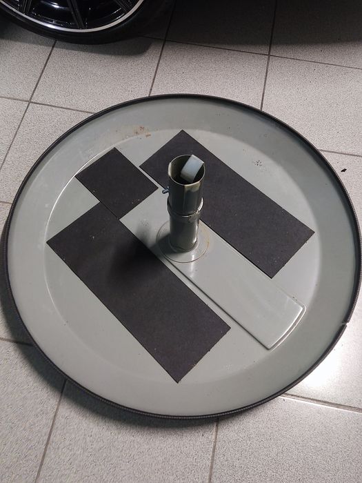 Кришка запасного колеса Mercedes G-Class W463. Кожух + хром-обід.