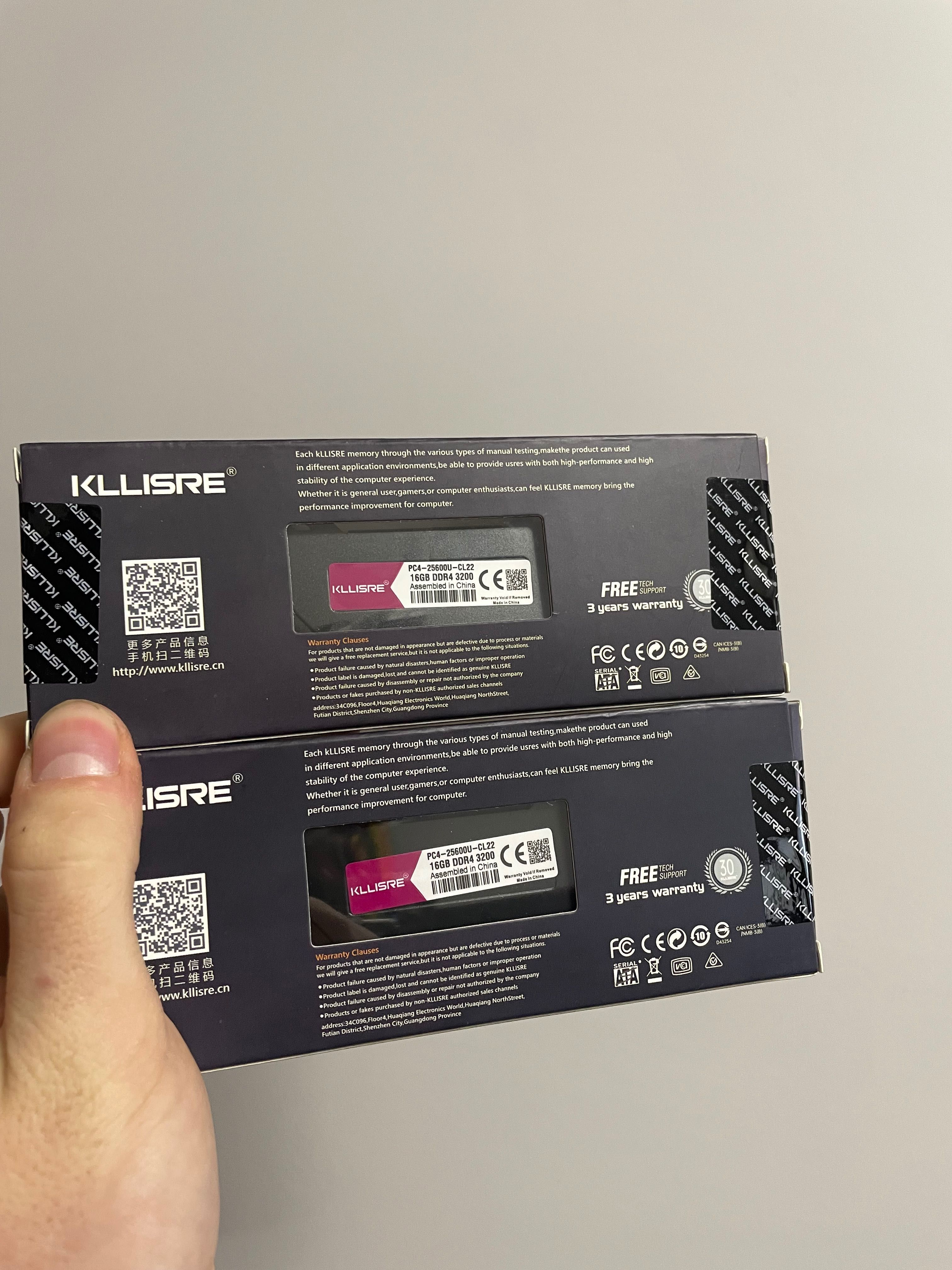 Оперативна памʼять з радіатором Kllisre DDR4 16GB 3200MHz