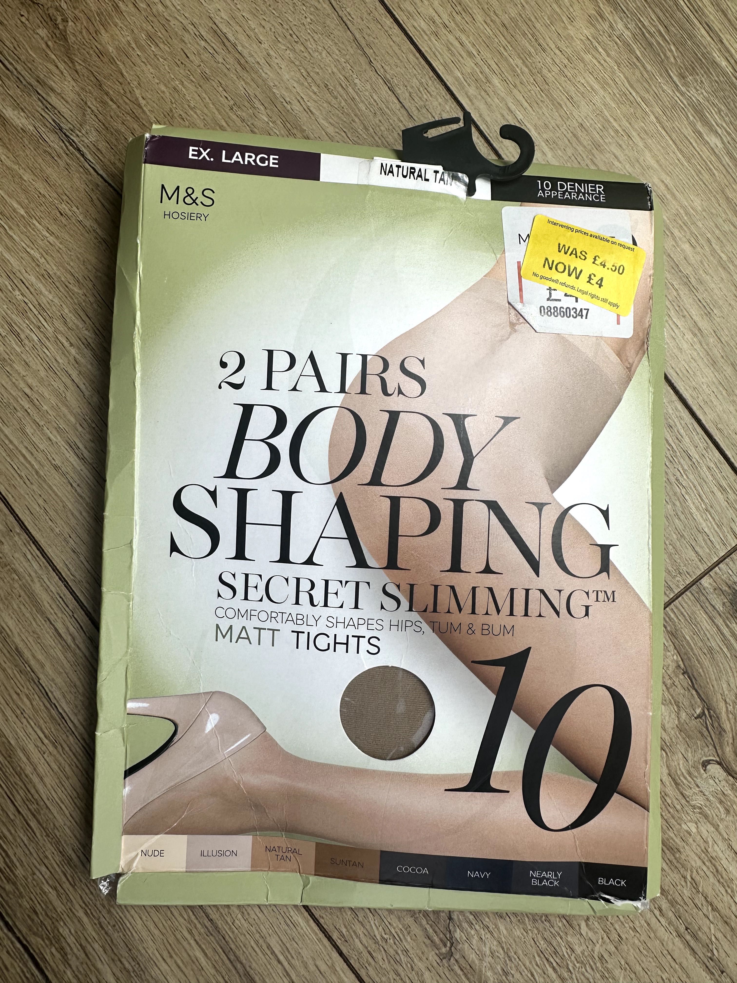 Marks & Spencer 2 x rajstopy cienkie nowe XL