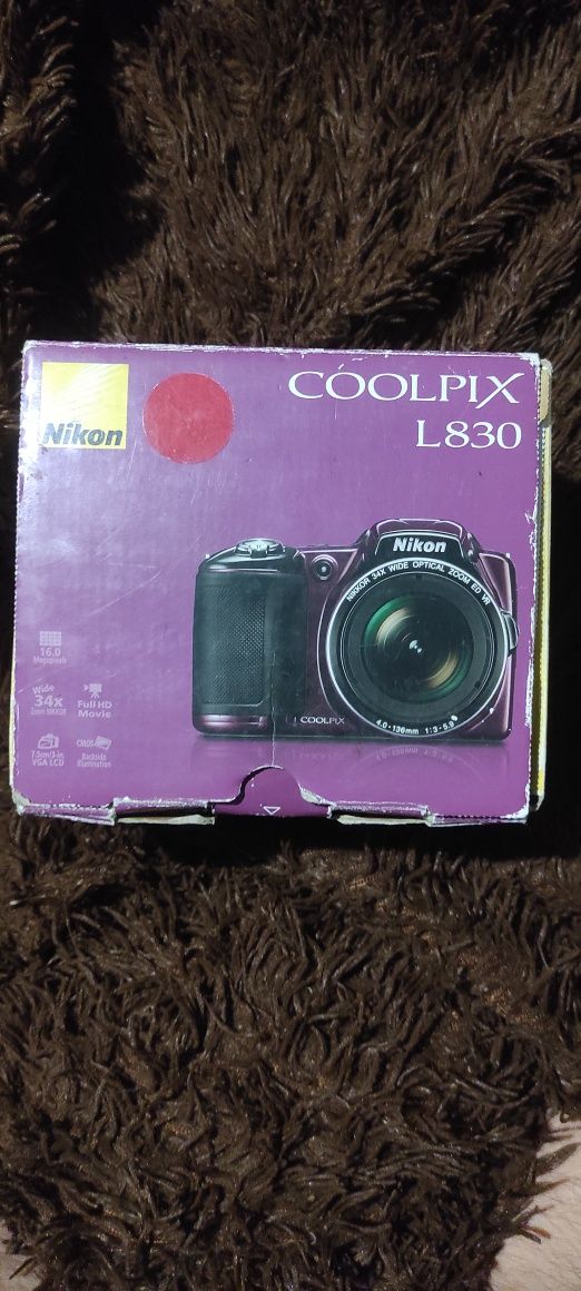 Продам фотоопорат COOLPIX L830 Полностью робочий

Nikon

L830COOLPIX