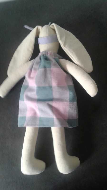 Królik Tilda ręcznie szyty szmaciany Handmade 38cm
