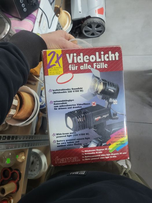 Lampa do aparatu vintage