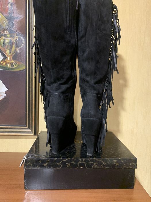 Стильні жіночі чоботи MiuMiu Італія