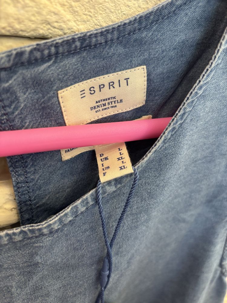 Esprit bluzka top koronka rozm L
