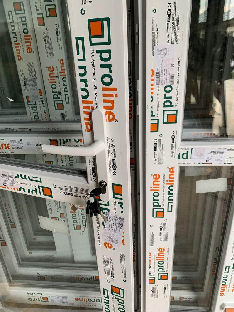Drzwi PCV 2skrzydła 140x210 Nowe Lewe/Prawe