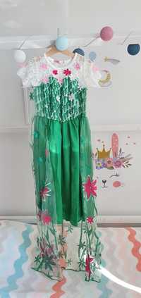 Sukienka Elzy Frozen II kolor zielony