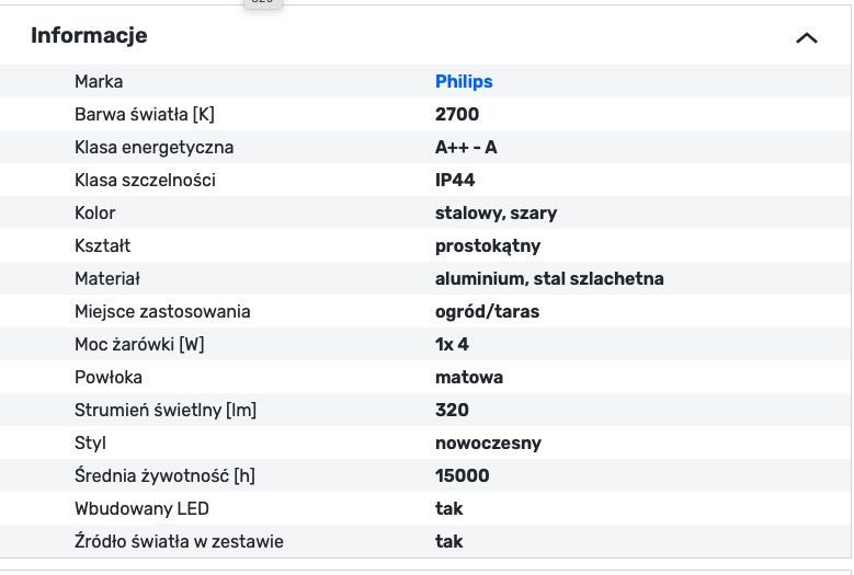 Philips - LED lampa zewnętrzna 1xLED/3W/230V