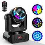 Moving Head Spot Led 120w com Gobos e Prisma