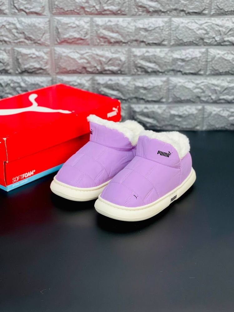 Дутики Пума, зимние полуботинки Puma, сноубутсы Пума, тапочки зимние