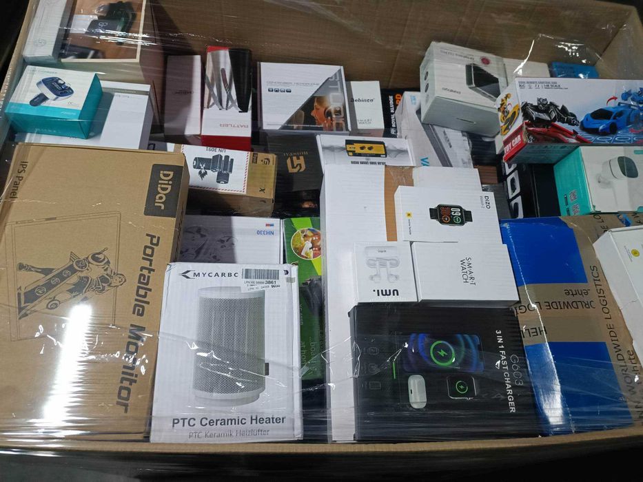 Palety Mix Elektronika Drobna Amazon  Komputerowa/ Użytkowa Elektro