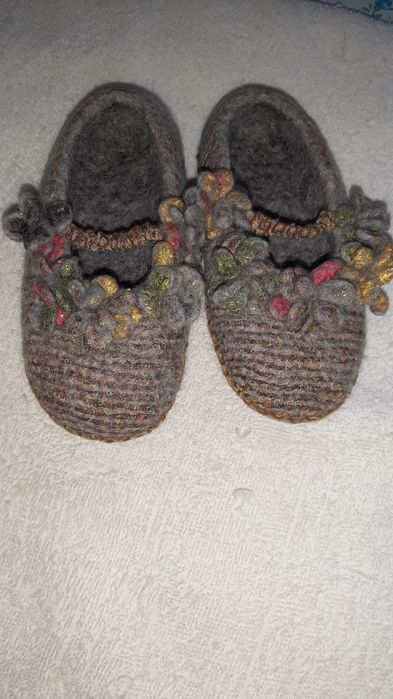 Тапочки из натуральной шерсти австралийского мериноса, эксклюзив