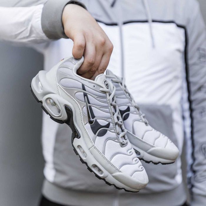 Кросівки Nike Air Max TN Plus Grey/Double Black swoosh premium
