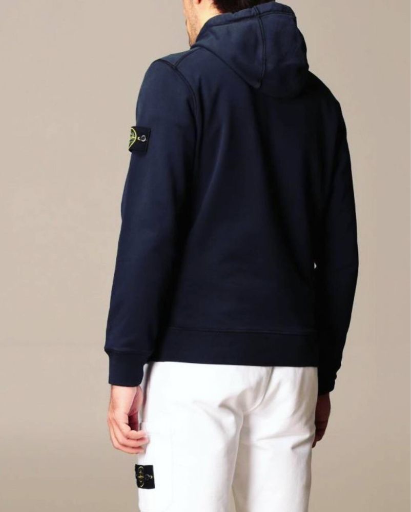 Hoodie stone island dark-blue / худі стонік темно-синій