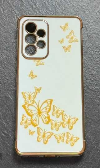Zestaw 2 etui Vauki do Samsunga Galaxy A53 5G 6,5" motyle czarno-białe