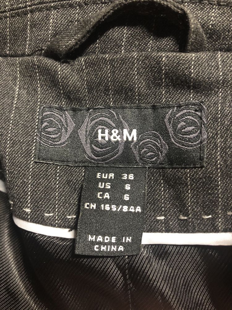 Пиджак H&M, юбка, спідниця, костюм S-M 36 42-44