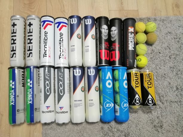 Pakiet używanych piłek tenisowych 80 sztuk piłeczki tenisowe
