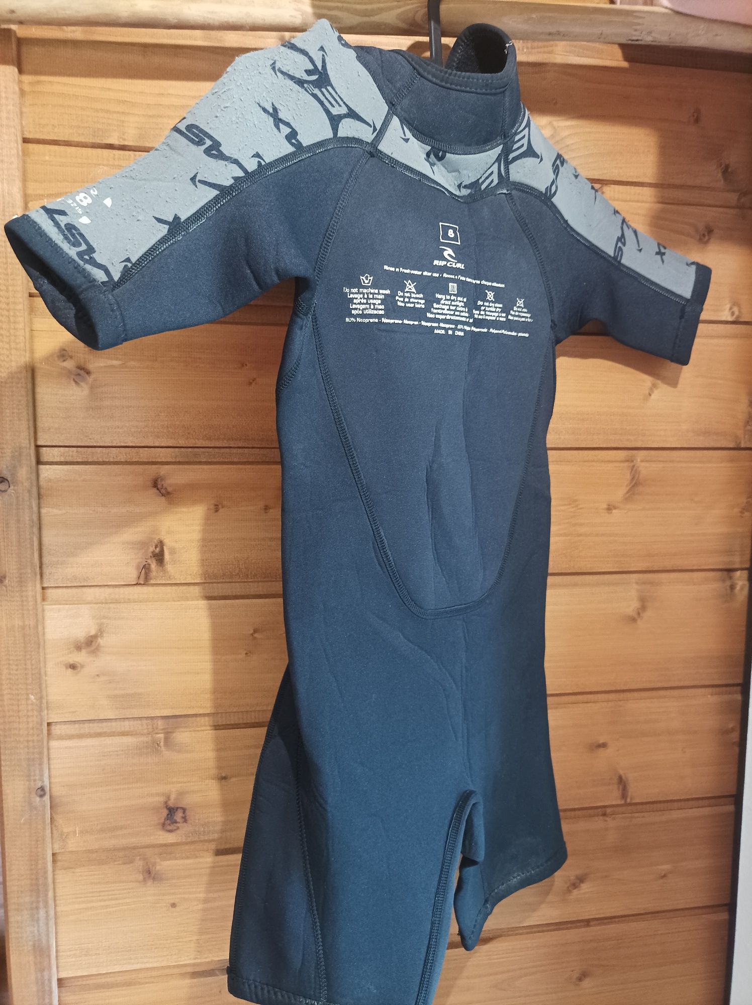 Fato de surf Rip Curl short (8 anos) 2mm tela protetora