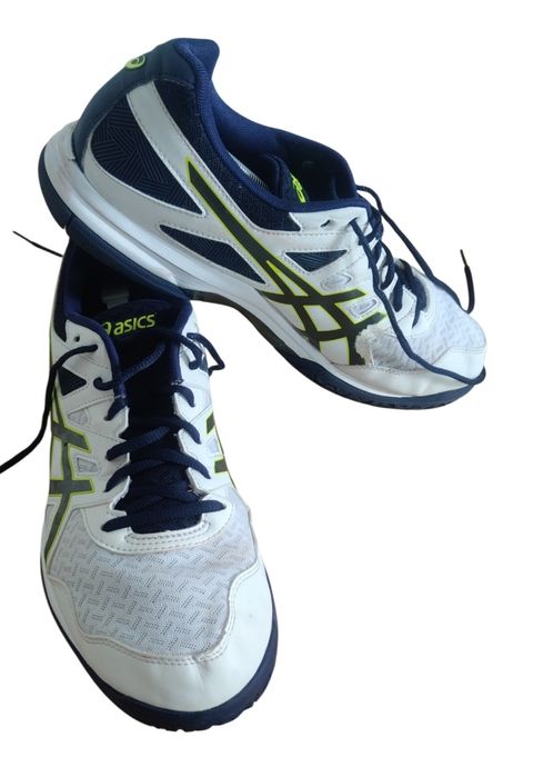 Buty męskie halowe ASICS Gel-Task 2 r 46,5 białe halówki super stan