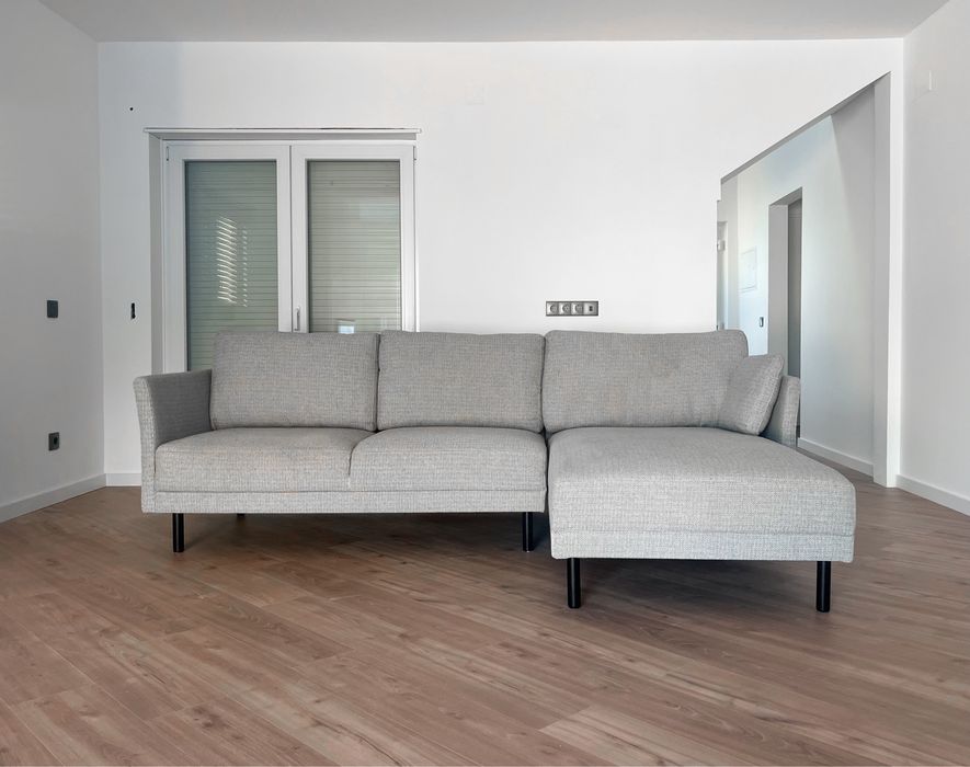 Sofá 3 lugares com chaise longue Kave Home