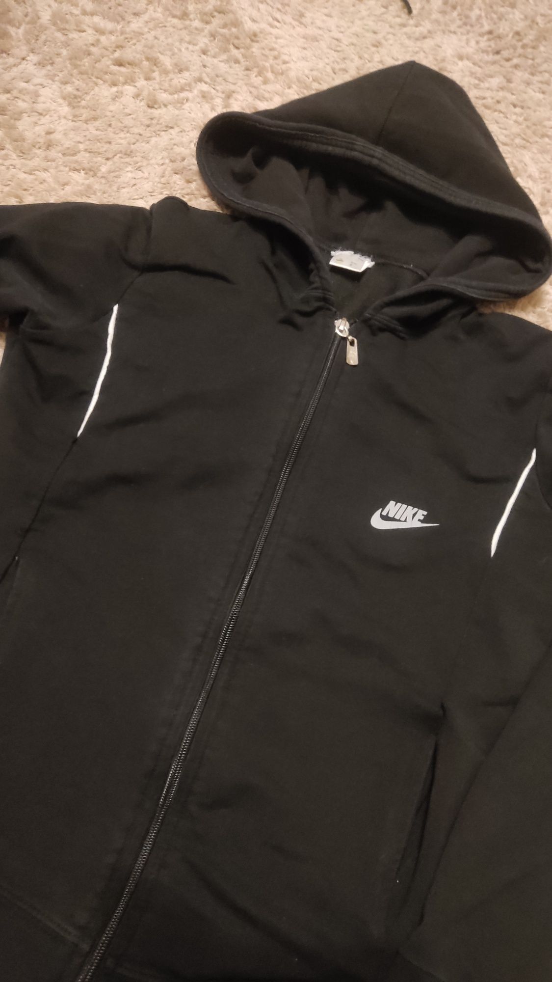 Bluza z kapturem, sweter rozpinany Nike damska