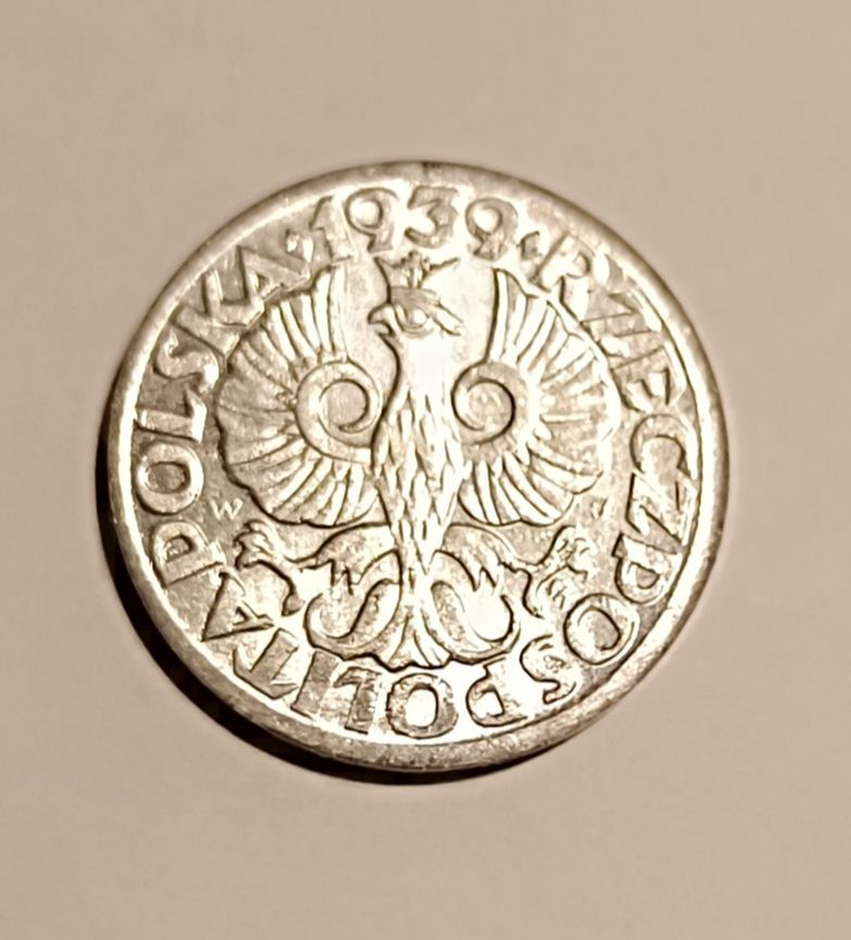 Moneta II RP. 2 grosze 1939, PRÓBA,