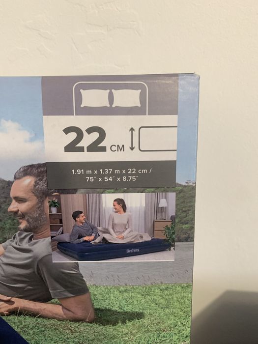 Colchão de ar com bomba de ar