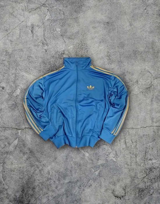 Niebiesko-Złota Bluza Adidas