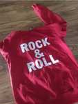 czerwona bluza  rock and roll DIMLI.