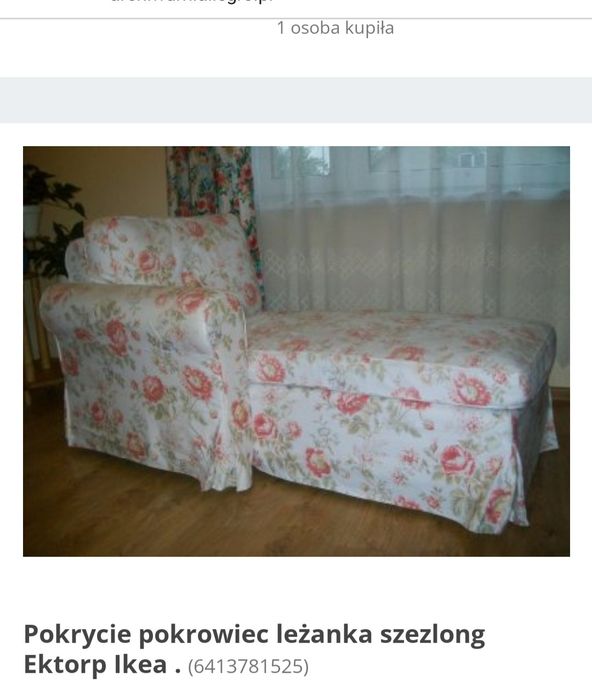 Ikea szezląg w kwiaty