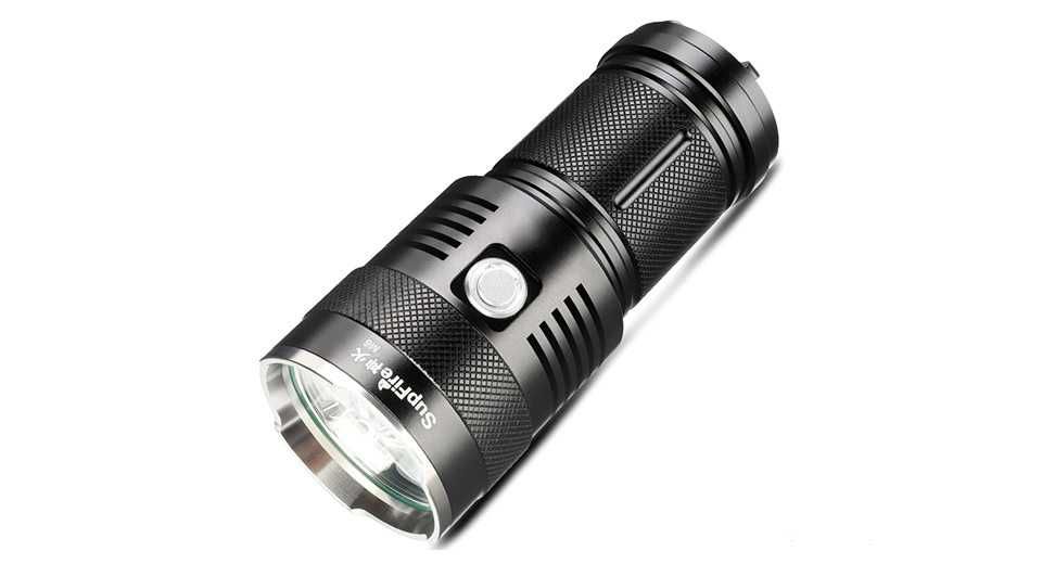 Потужний ліхтар SupFire M6 2600 LM 3*CREE XM-L2 4х 18650 Li-Ion