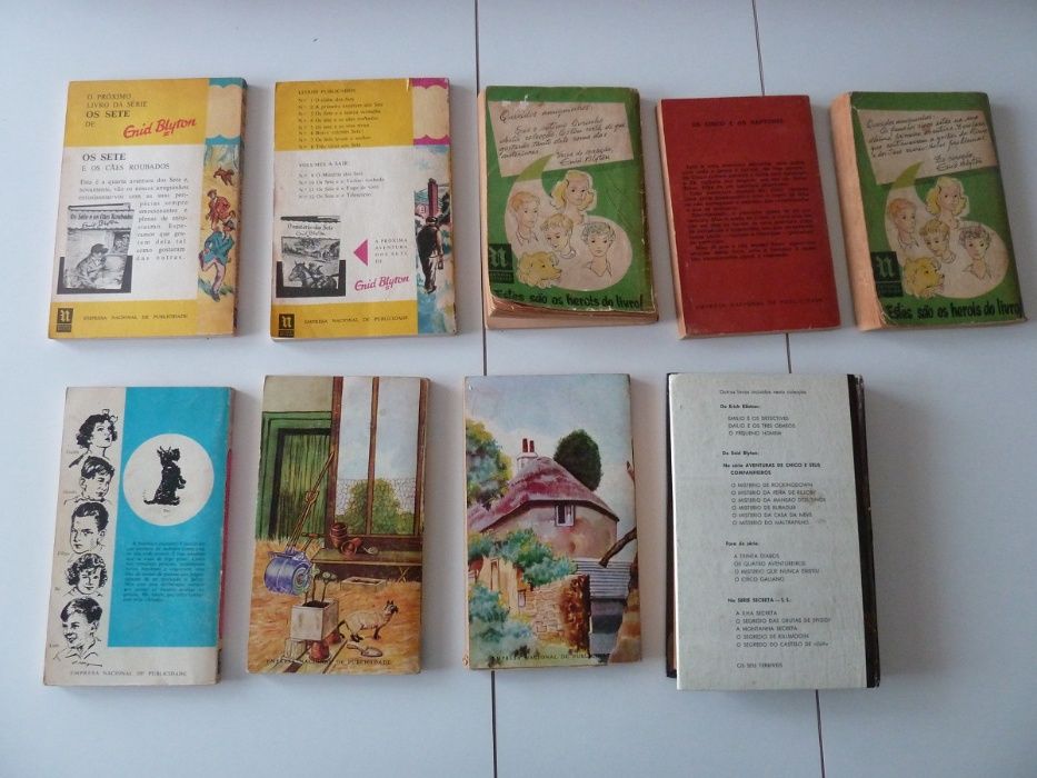 Livros vintage Enid Blyton