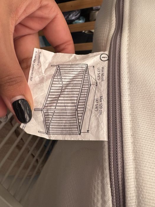 Vendo berco branco ikea com colchao ikea