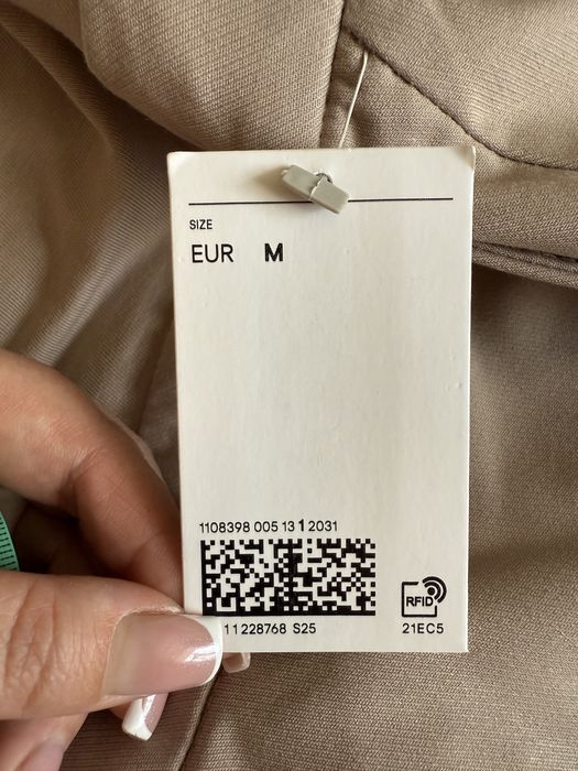 Стильні бежеві брюки, штани для вагітних H&M M