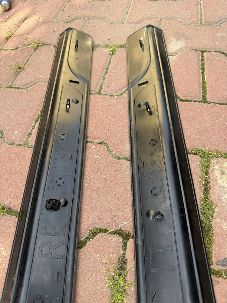 Listwy m pakiet wewnątrzprogowe e46 coupe cabrio