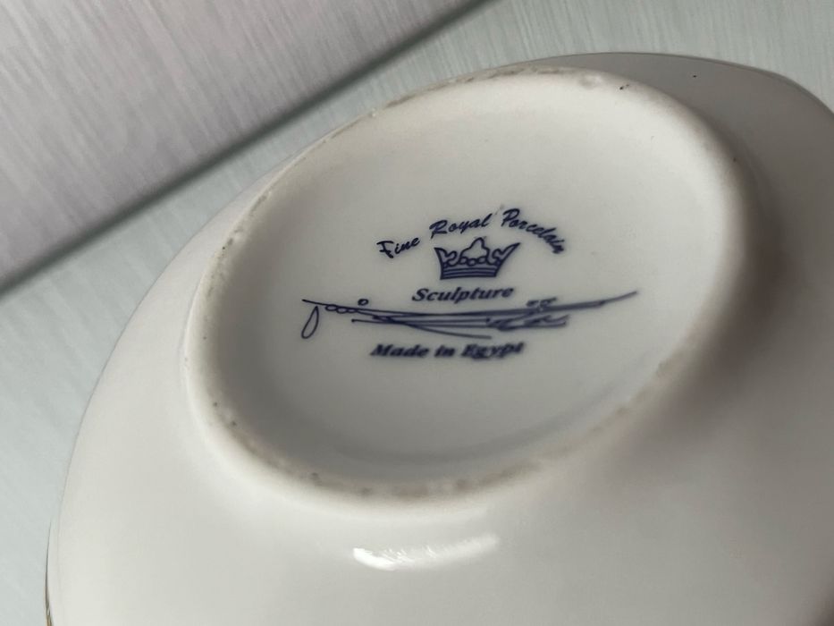 Чашка Кружка фарфор 450мл Кобальт Позолота Fine Royal Porcelain Новая.