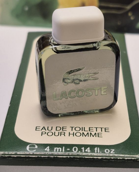 Lacoste edt pour homme 4 ml, miniatura vintage