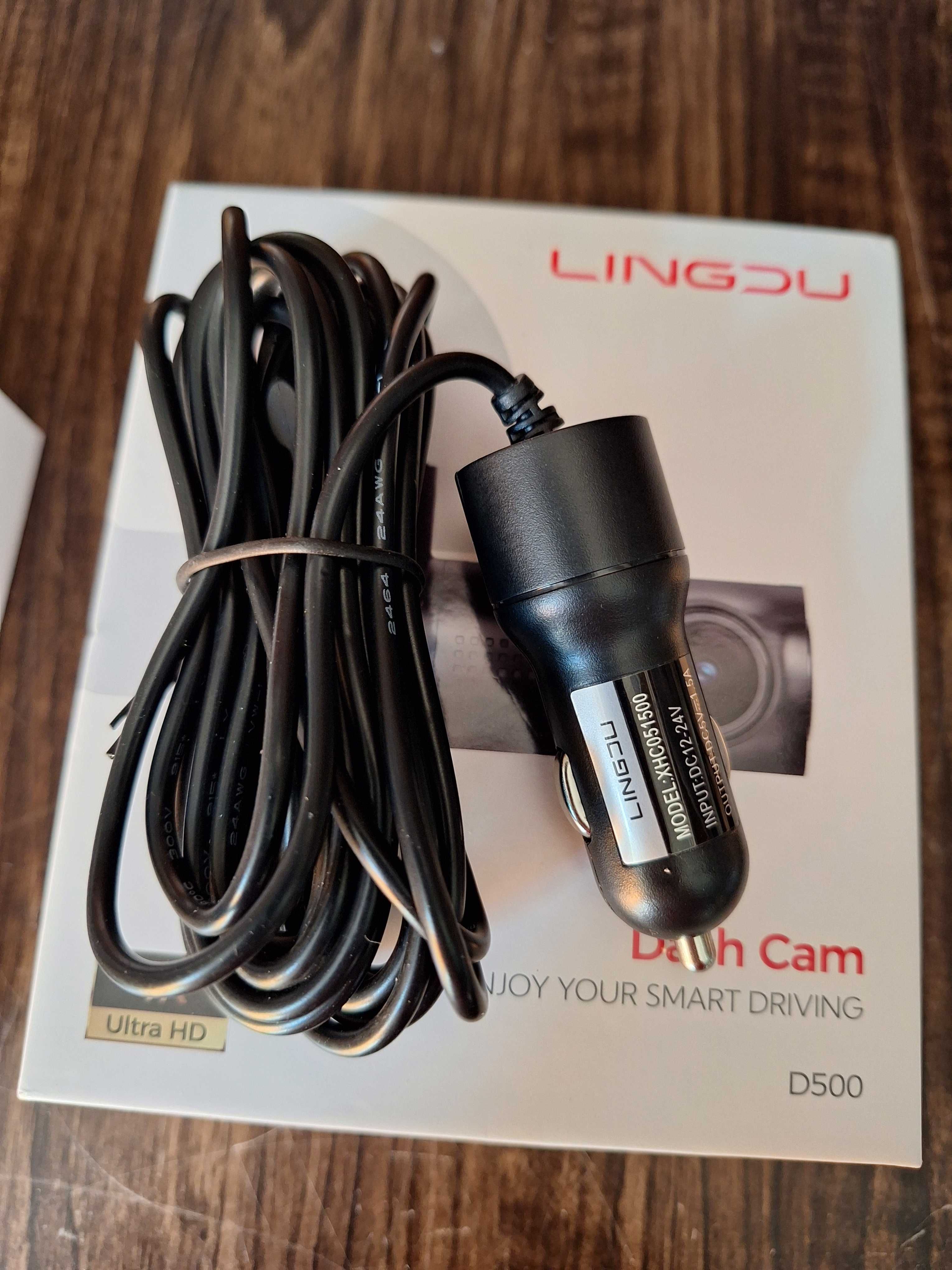 Kamera samochodowa LINGDU 4k UHD D500