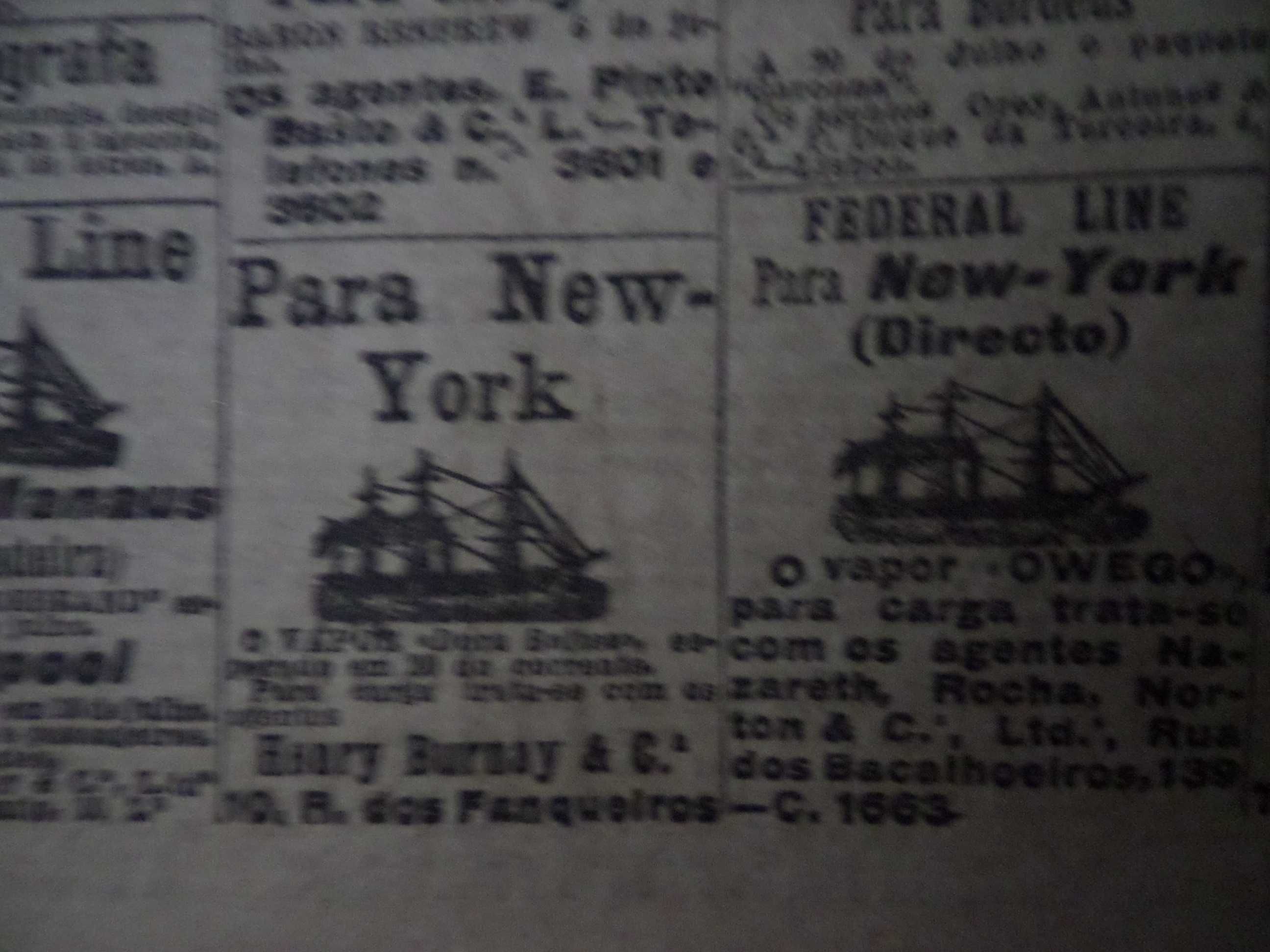 Jornal Diário de Noticias de 1919