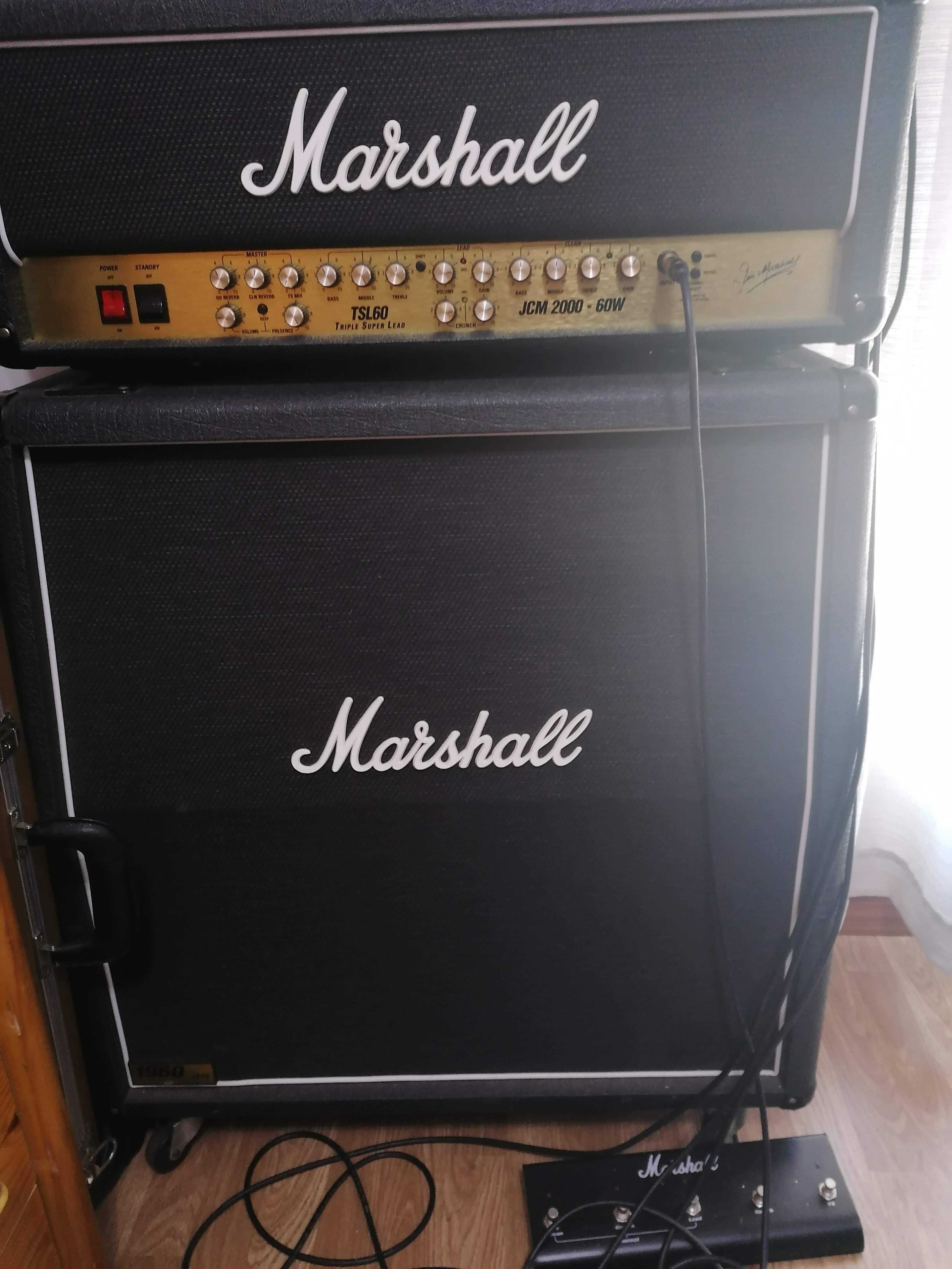 Marshall JCM 2000 TSL 60 + Coluna 1960 Lead